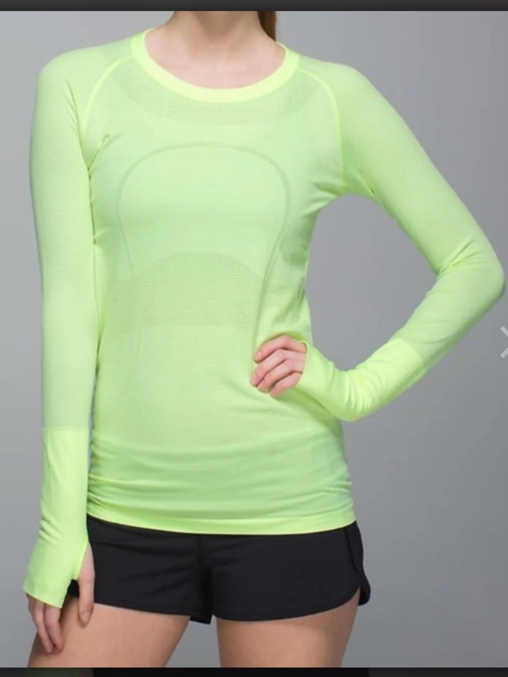 Lululemon Swiftly Tech Long Sleeve Crew Shirt Top.